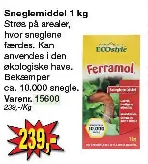 Harald Nyborg Sneglemiddel 1 kg tilbud