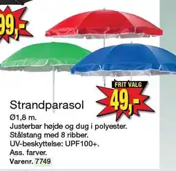 Harald Nyborg Strandparasol tilbud
