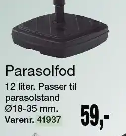 Harald Nyborg Parasolfod til krydsfod tilbud