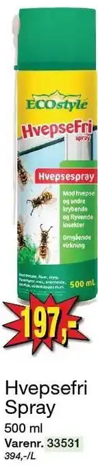 Harald Nyborg Hvepsefri Spray tilbud