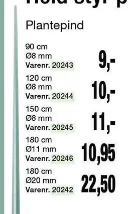 Harald Nyborg Plantepind tilbud