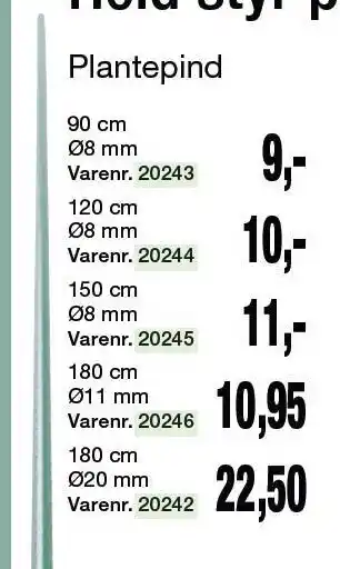 Harald Nyborg Plantepind tilbud