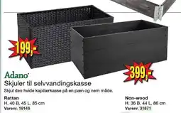 Harald Nyborg Skjuler til selvvandingskasse tilbud