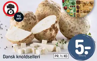 REMA 1000 Dansk knoldselleri Pr. 1/2 kg tilbud