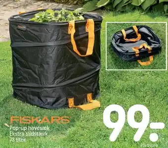 REMA 1000 Fiskars Pop-up havesæk tilbud