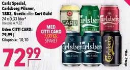 Citti Carls Special, Carlsberg Pilsner, 1883, Nordic eller Sort Guld tilbud