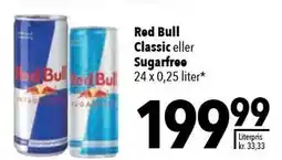 Citti Red Bull Classic eller Sugarfree tilbud