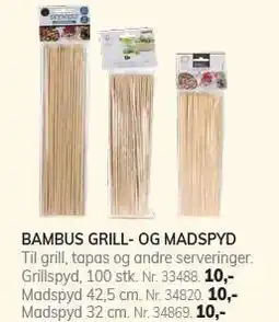 Daells Bolighus BAMBUS GRILL- OG MADSPYD tilbud