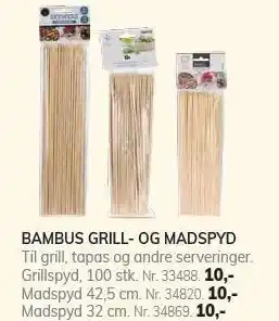 Daells Bolighus BAMBUS GRILL- OG MADSPYD tilbud