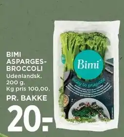 MENY Bimi asparges broccoli tilbud