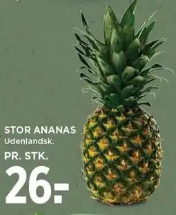 MENY Stor ananas tilbud