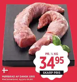 MENY Mørbrad af dansk gris tilbud