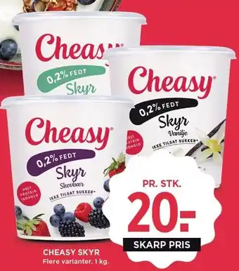 MENY Cheasy skyr tilbud