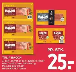 MENY Tulip bacon tilbud