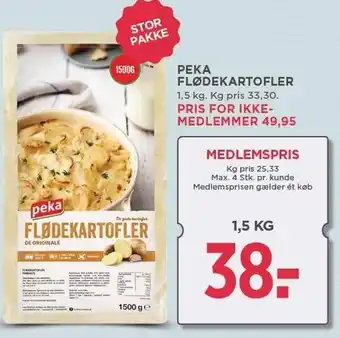 MENY Peka flødekartofler tilbud