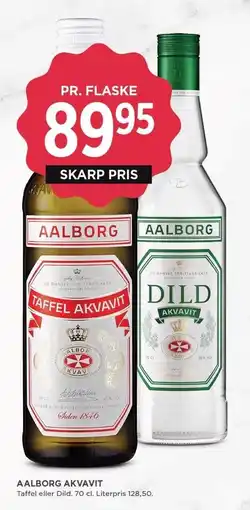 MENY Aalborg akvavit tilbud