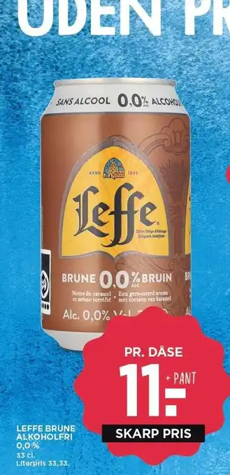 MENY Leffe brune alkoholfri tilbud