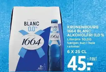 MENY Kronenbourg 1664 blanc tilbud