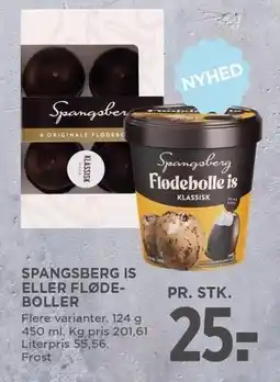 MENY Spangsberg is eller flødeboller tilbud