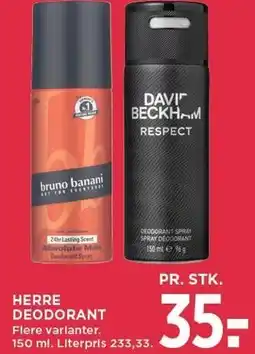 MENY Herre deodorant tilbud