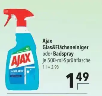 Citti AJAX Glas&Flächeneiniger oder Badspray tilbud