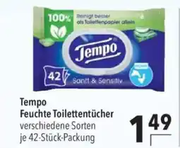 Citti Tempo Feuchte Toilettentücher tilbud
