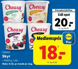 Lidl CHEASY Skyr tilbud