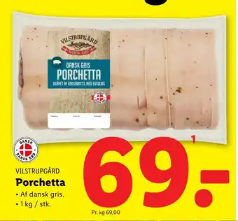 Lidl VILSTRUPGÅRD Porchetta tilbud