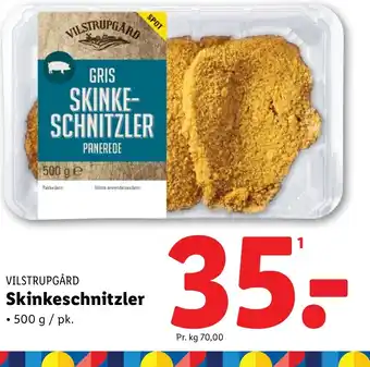 Lidl VILSTRUPGÅRD Skinkeschnitzler tilbud