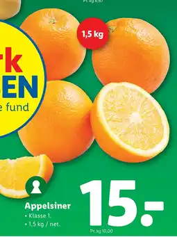 Lidl Appelsiner tilbud