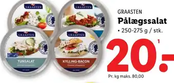 Lidl GRAASTEN Pålægssalat tilbud