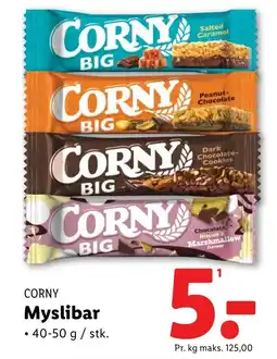 Lidl CORNY Myslibar tilbud