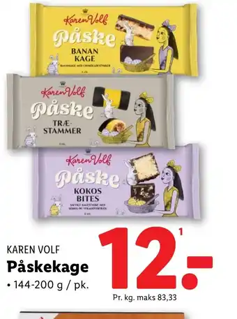 Lidl KAREN VOLF Påskekage tilbud