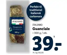 Lidl ITALIAMO Guanciale tilbud