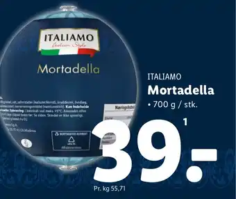 Lidl ITALIAMO Mortadella tilbud