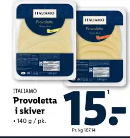 Lidl ITALIAMO Provoletta i skiver tilbud