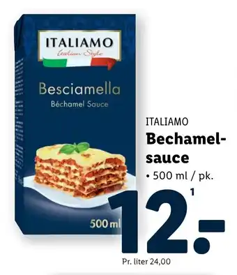 Lidl ITALIAMO Bechamel- sauce tilbud