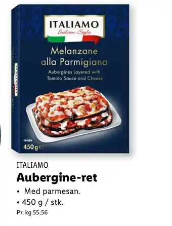 Lidl ITALIAMO Aubergine-ret tilbud