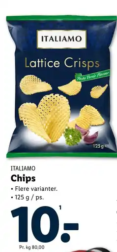 Lidl ITALIAMO Chips tilbud