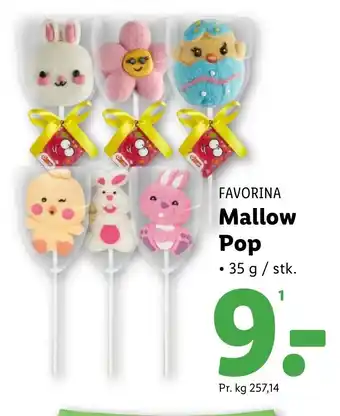 Lidl FAVORINA Mallow Pop tilbud