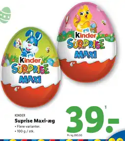 Lidl KINDER Suprise Maxi-æg tilbud