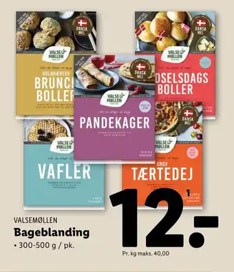 Lidl VALSEMØLLEN Bageblanding tilbud