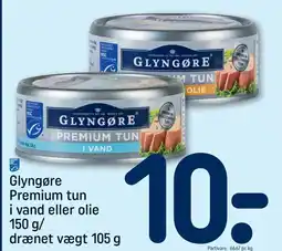 REMA 1000 Glyngøre Premium tun i vand eller olie tilbud