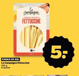 Netto La Campagna fettuccine tilbud