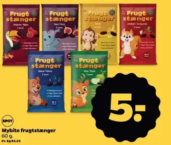 Netto Mybite frugtstænger tilbud