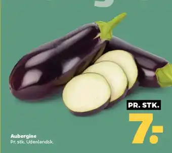 Netto Aubergine Pr. stk. Udenlandsk. tilbud