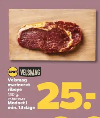 Netto Velsmag marineret ribeye tilbud