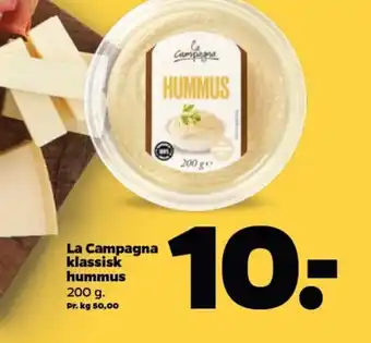 Netto La Campagna klassisk hummus tilbud