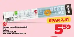 Netto Hanegal økologisk snack stick tilbud