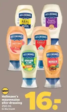 Netto Hellmann's mayonnaise eller dressing tilbud